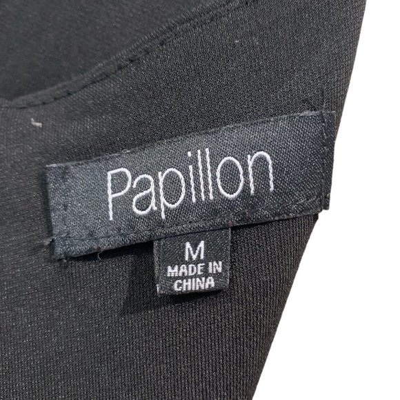 PAPILLON 🇨🇦 Dress Size Medium Polka Dots Stretchy Lined Sleeveless - Picture 6 of 7